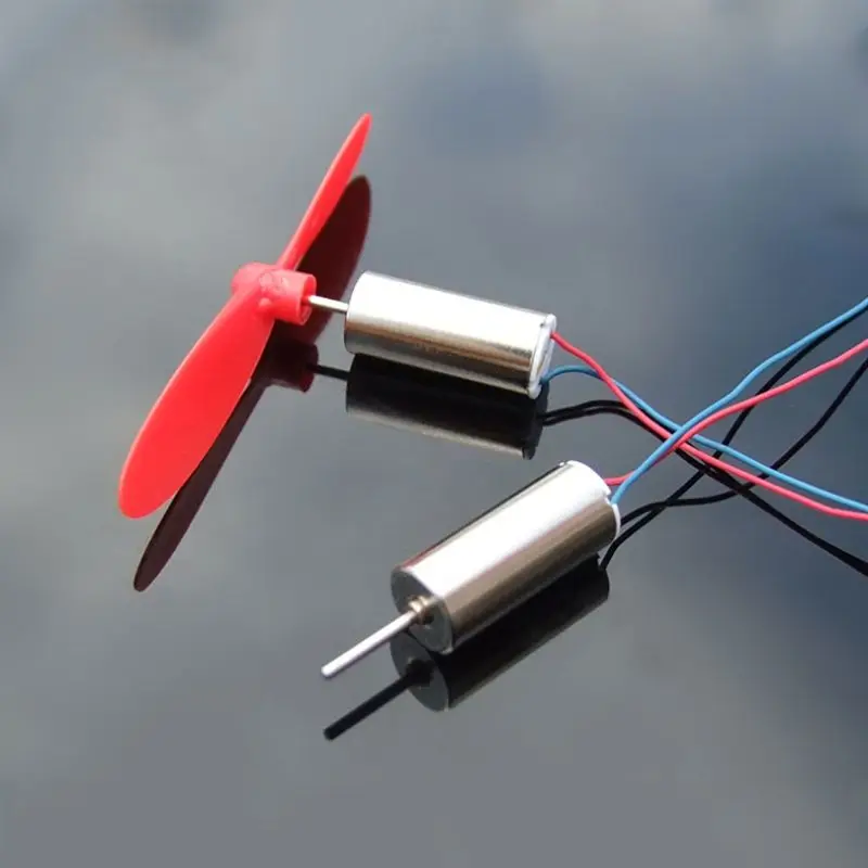 DC 3.7V 45000RPM Micro DIY Helicopter Coreless High Speed Motor No Propeller for Micro 4 Axis Aircraft Quadcopter Drone
DC 3.7V 45000RPM Micro DIY Helicopter Coreless High Speed Motor No Propeller for Micro 4 Axis Aircraft Quadcopter Drone