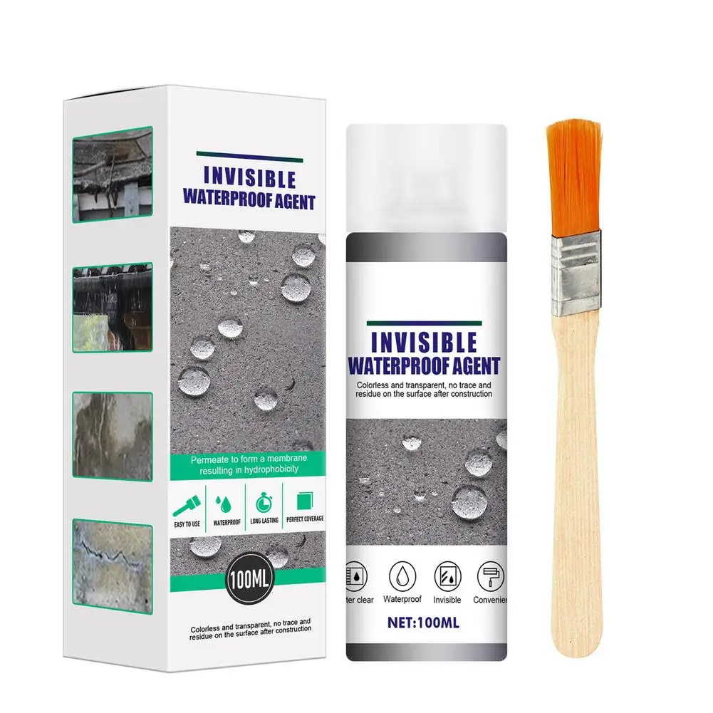 Waterproof Agent Kit For Walls 100ml Drywall Repair Putty For Toilet Penetration Clear Tile Exterior Wall Roof Leak Trapping Age
Waterproof Agent Kit For Walls 100ml Drywall Repair Putty For Toilet Penetration Clear Tile Exterior Wall Roof Leak Trapping Age
