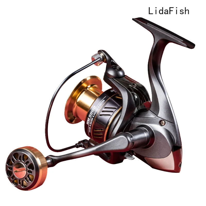 2021NEW 5.2:1Gear Ratio Wooden Grip/Metal Grip Spinning wheel High Quality New 1000-7000 Series Fishing Accessories
2021NEW 5.2:1Gear Ratio Wooden Grip/Metal Grip Spinning wheel High Quality New 1000-7000 Series Fishing Accessories