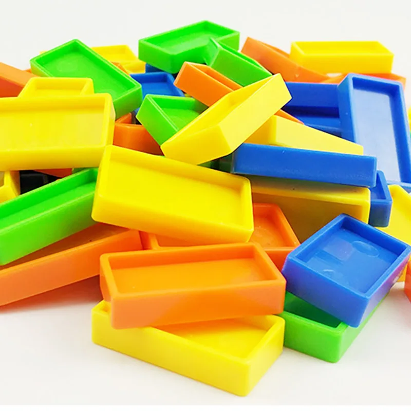 Child Educational Toy Domino Brick Set Kids Colorful Plastic Dominoes Blocks Game Toys Set For Children Kids Gift Train Plastic
Child Educational Toy Domino Brick Set Kids Colorful Plastic Dominoes Blocks Game Toys Set For Children Kids Gift Train Plastic