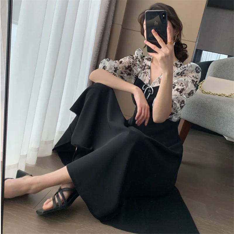 Black Dress Elegant Fashion Half Sleeve Summer Dresses For Women 2021Office Lady V Neck Bow Chiffon Robe Longue Sexy Vestidos S
Black Dress Elegant Fashion Half Sleeve Summer Dresses For Women 2021Office Lady V Neck Bow Chiffon Robe Longue Sexy Vestidos S