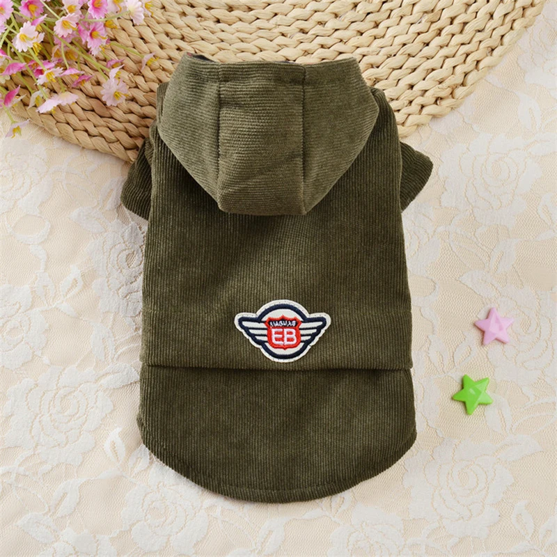 Corduroy Pet Dog Coat For Chihuahua Winter Warm Small Dog Clothes Hooded Puppy Dog Jacket Teddy Clothing Roupas Para Cachorro
Corduroy Pet Dog Coat For Chihuahua Winter Warm Small Dog Clothes Hooded Puppy Dog Jacket Teddy Clothing Roupas Para Cachorro