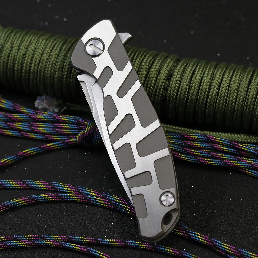 Clearance F95 Ball Bearing Folding Knife D2 Blade Titanium Alloy Handle Camping Hunting Outdoor Tool Minor Defects 
Clearance F95 Ball Bearing Folding Knife D2 Blade Titanium Alloy Handle Camping Hunting Outdoor Tool Minor Defects