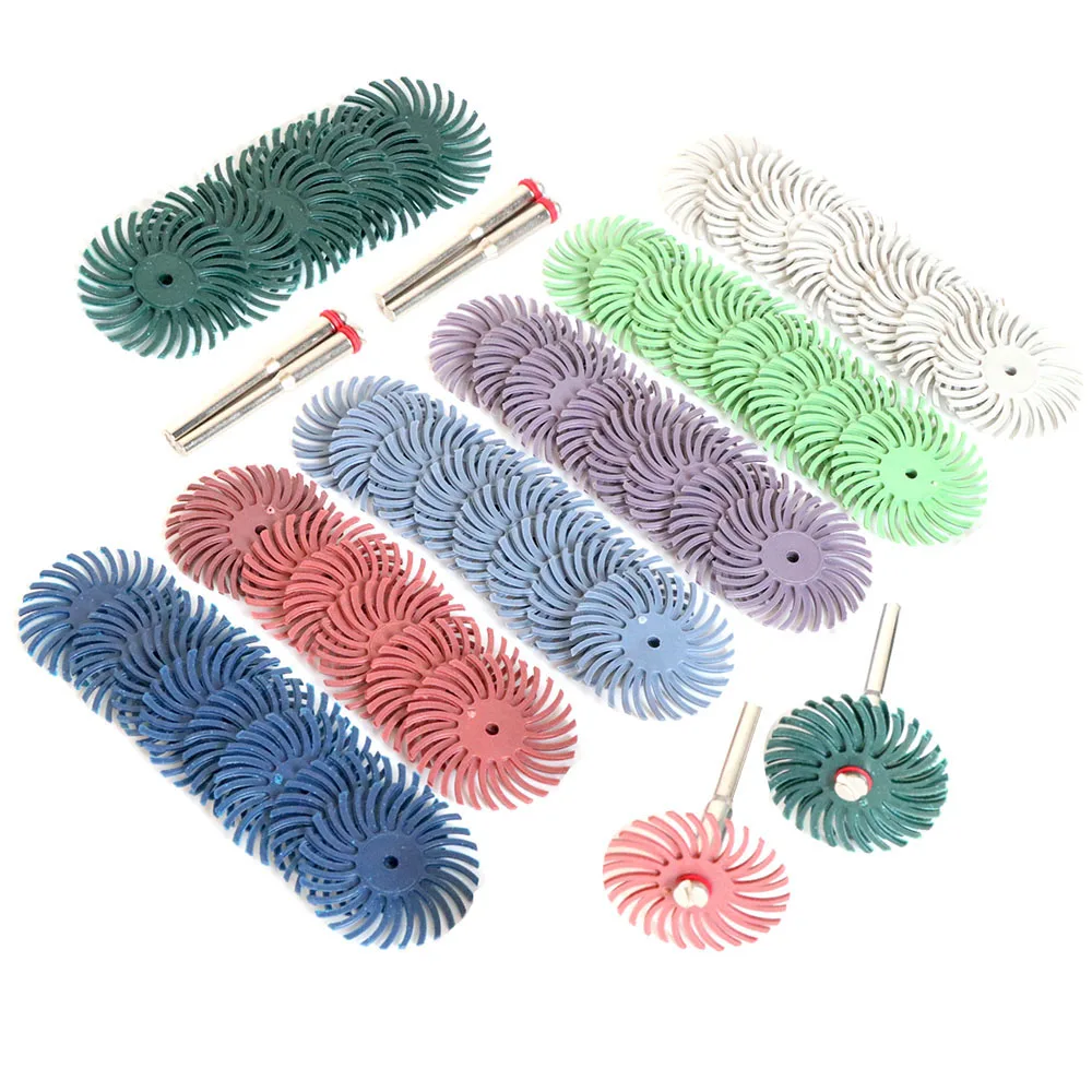 1Inch Radial Bristle Disc Kit Abrasive Brush 1/8" 3 2.35mm Shank Detail Polishing Wheel for Dremel Rotary Tool Accessories
1Inch Radial Bristle Disc Kit Abrasive Brush 1/8" 3 2.35mm Shank Detail Polishing Wheel for Dremel Rotary Tool Accessories