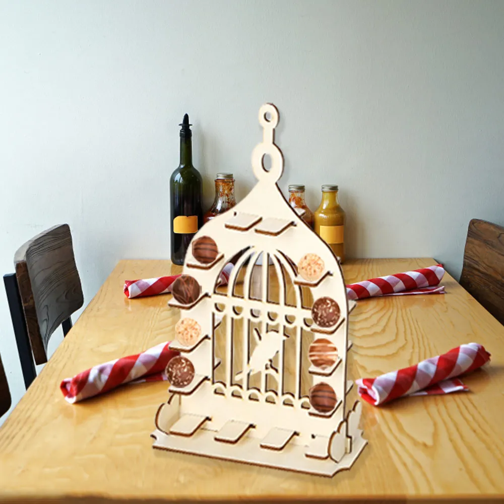 Wooden birdcage chocolate ornament DIY assembly Furniture crafts wedding Holiday party supplies Birthday gift
Wooden birdcage chocolate ornament DIY assembly Furniture crafts wedding Holiday party supplies Birthday gift