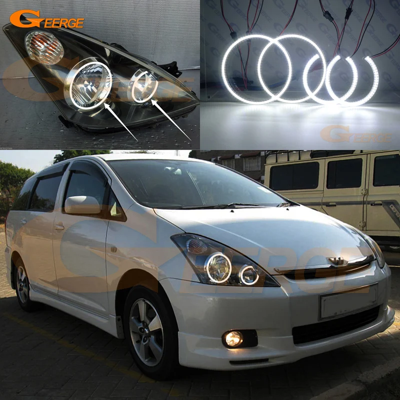 Для TOYOTA WISH 2003 2004 2005 предлицевая сторона отличный ультра яркий SMD СВЕТОДИОДНЫЙ