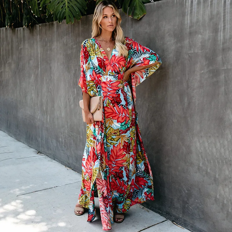 2021 Summer V-Neck Maxi Skirt Cotton Cardigan Bikini Blouse Swimsuit Cover-Ups Women Dress Holiday Sundress
2021 Summer V-Neck Maxi Skirt Cotton Cardigan Bikini Blouse Swimsuit Cover-Ups Women Dress Holiday Sundress