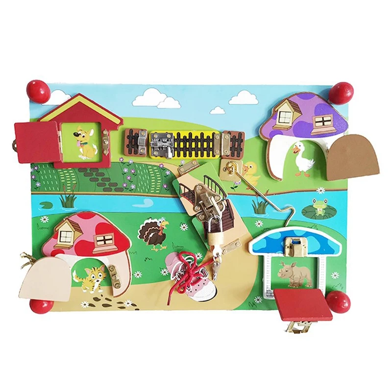 Children's Unlocking Toys Cognitive Board Baby Early Education and Wisdom Toys Kindergarten Teaching Aids
Children's Unlocking Toys Cognitive Board Baby Early Education and Wisdom Toys Kindergarten Teaching Aids