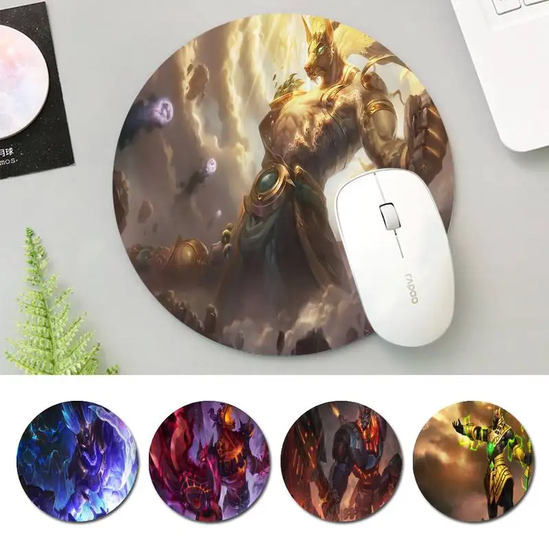 Elegant LOL Nasus office Pad Round Size Rubber Mouse Pad Gaming Player Desktop Pad Computer Laptop Mouse Pad
Elegant LOL Nasus office Pad Round Size Rubber Mouse Pad Gaming Player Desktop Pad Computer Laptop Mouse Pad