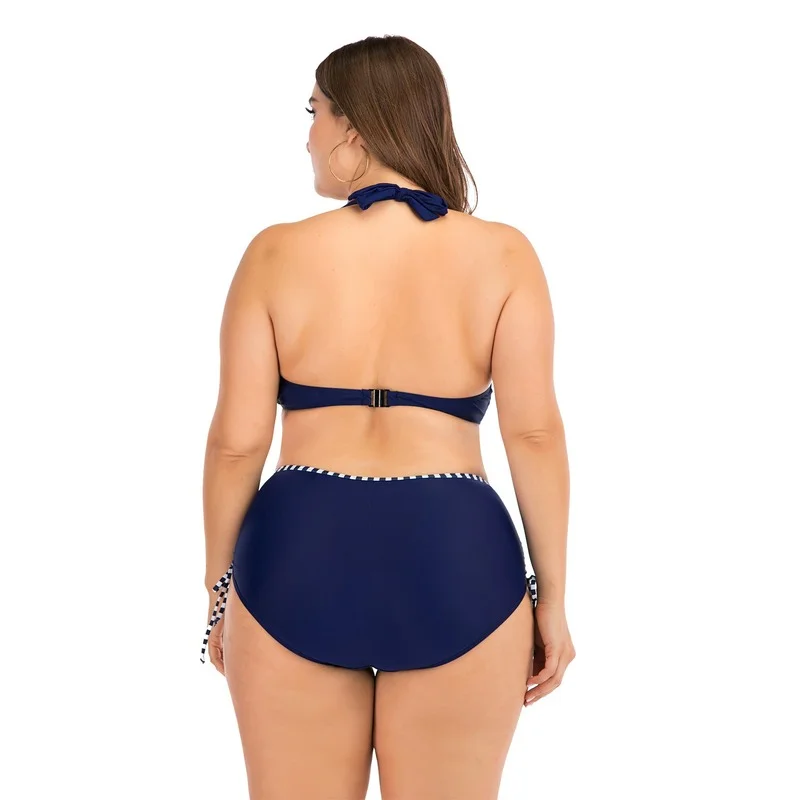 Plus size women's bikini split swimsuit suit fat woman steel cup big cup striped high elasticity ladies swimsuit two-piece suit
Plus size women's bikini split swimsuit suit fat woman steel cup big cup striped high elasticity ladies swimsuit two-piece suit