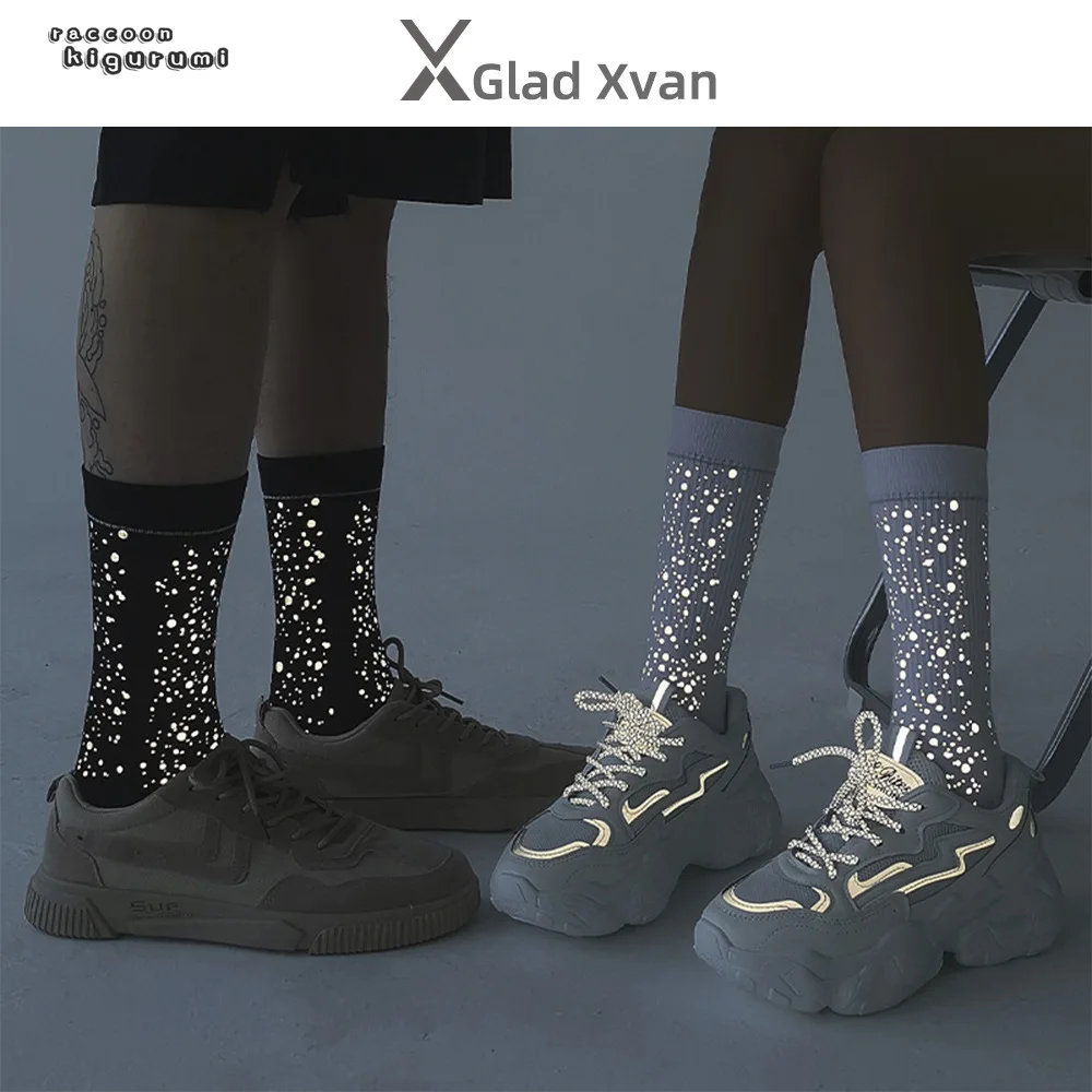 Spring and Summer New Women's Socks Men's Socks Gypsophila Reflective Socks Mid-tube Socks Tide Socks Coconut Footwear 
Spring and Summer New Women's Socks Men's Socks Gypsophila Reflective Socks Mid-tube Socks Tide Socks Coconut Footwear