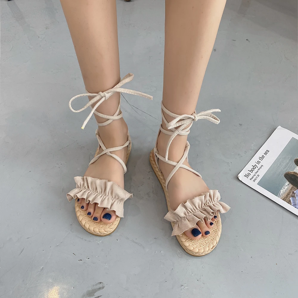 Women's Flat Sandals 2021 Summer Fashion Ankle Cross-strap Roman Bohemian Beach Shoes Modern Sandals Casual Sandalias Mujer
Women's Flat Sandals 2021 Summer Fashion Ankle Cross-strap Roman Bohemian Beach Shoes Modern Sandals Casual Sandalias Mujer