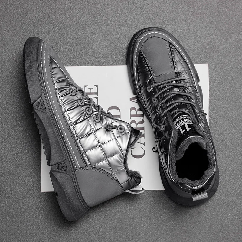 Winter Men Boots Waterproof Snow Boots Comfortable Sneakers Men Work Casual Shoes Non-slip Light Rubber Sole Walk Shoes Menk98
Winter Men Boots Waterproof Snow Boots Comfortable Sneakers Men Work Casual Shoes Non-slip Light Rubber Sole Walk Shoes Menk98