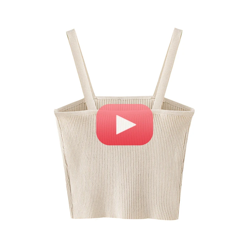 Beige Color Basic Slim Ladies Solid Knitted Tank Tops Women Sexy Backless Sleeveless Camisoles
Beige Color Basic Slim Ladies Solid Knitted Tank Tops Women Sexy Backless Sleeveless Camisoles
