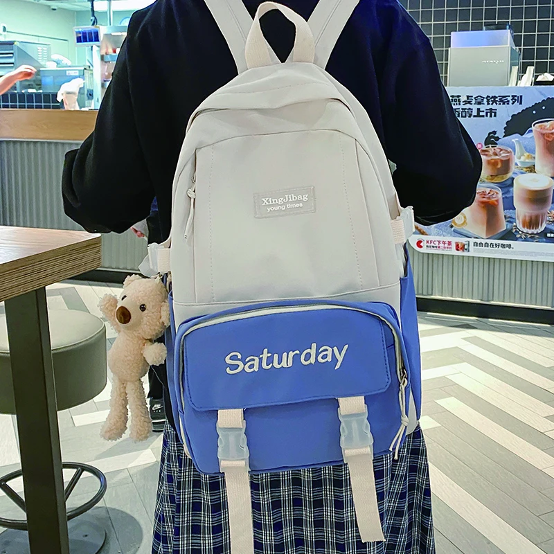 Cute Female Nylon Backpack for Girls Preppy Style School Bag Large Capacity Women Travel Rucksack New Ladies Anti Theft Mochila
Cute Female Nylon Backpack for Girls Preppy Style School Bag Large Capacity Women Travel Rucksack New Ladies Anti Theft Mochila