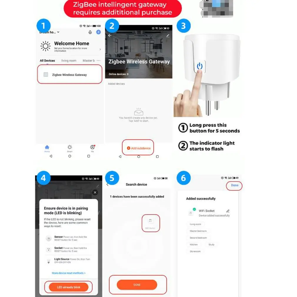 Smart WIFI Socket 16A EU FR Standard Remote Control Watchdog Timer Application Voiceremote Control Equipment
Smart WIFI Socket 16A EU FR Standard Remote Control Watchdog Timer Application Voiceremote Control Equipment