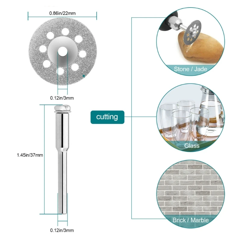 High Speed Steel Circular Saw Blades Mandrel Set Woodworking Cutting Discs Tool
High Speed Steel Circular Saw Blades Mandrel Set Woodworking Cutting Discs Tool