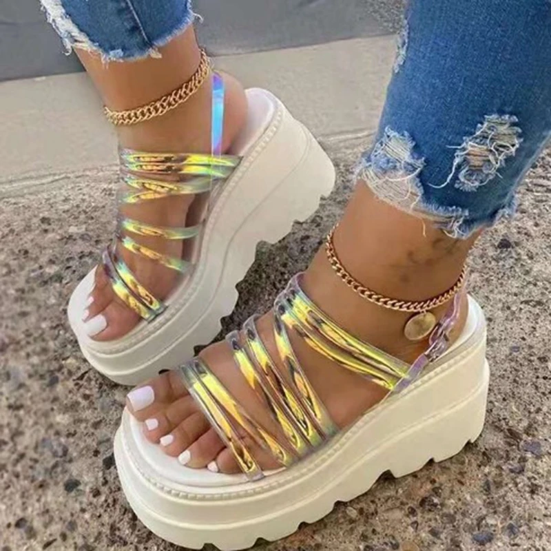 INS Wedges Sandals Increasing Height Female Shoes Summer Fashion Casual Breathable Open Toe Thick Big Size Platform Woman Shoes
INS Wedges Sandals Increasing Height Female Shoes Summer Fashion Casual Breathable Open Toe Thick Big Size Platform Woman Shoes