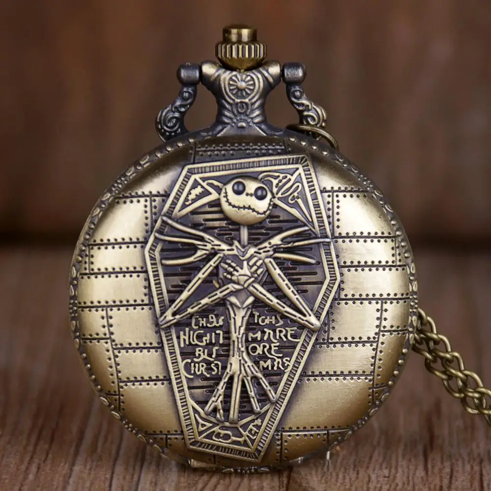 Vintage Christmas Movie Quartz Pocket Watch Antique Bronze Men Women Pendant Necklace Clock Gifts Fob Watch
Vintage Christmas Movie Quartz Pocket Watch Antique Bronze Men Women Pendant Necklace Clock Gifts Fob Watch