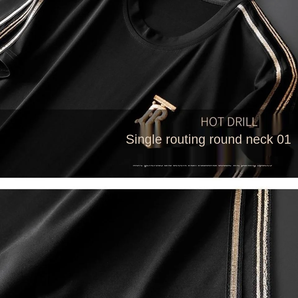 High-End Suit Men 's Summer Silk Ice Shorts Short-Sleeved Embroidered Lettered Casual Sports Running Clothes
High-End Suit Men 's Summer Silk Ice Shorts Short-Sleeved Embroidered Lettered Casual Sports Running Clothes