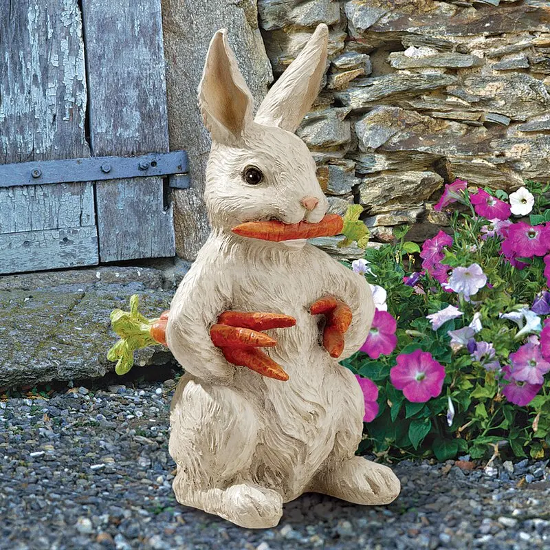 Carotene The Bunny Rabbit Garden Statue Resin Sculpture Ornament For Outdoor Yard Decoration TRYC889
Carotene The Bunny Rabbit Garden Statue Resin Sculpture Ornament For Outdoor Yard Decoration TRYC889