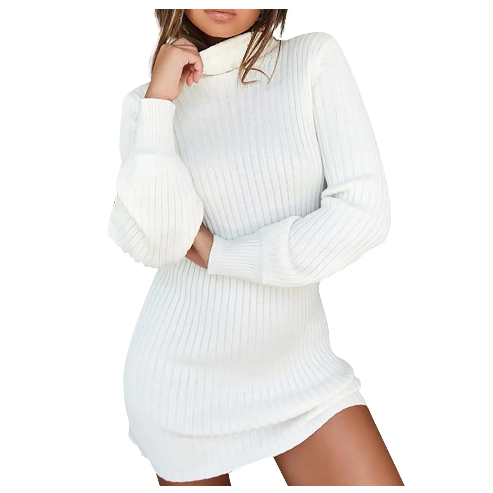 Autumn Winter Knitted Sweater High Collar Women Fashion Pullovers Turtleneck Sexy Slim Sweater Long Sleeve Solid Color Dress
Autumn Winter Knitted Sweater High Collar Women Fashion Pullovers Turtleneck Sexy Slim Sweater Long Sleeve Solid Color Dress