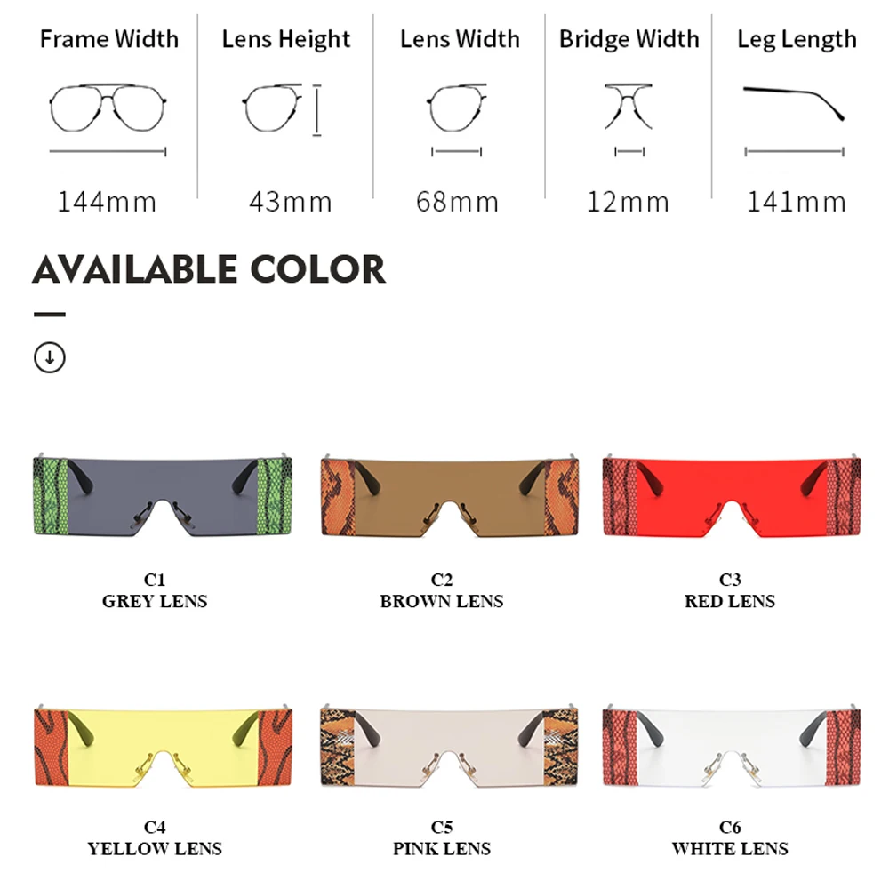 2020 Vintage Big Frame Rectangle Sunglasses Women Luxury Brand Rimless Cat Eye Sun Glasses One Piece Shades Trend Gafas de sol
2020 Vintage Big Frame Rectangle Sunglasses Women Luxury Brand Rimless Cat Eye Sun Glasses One Piece Shades Trend Gafas de sol