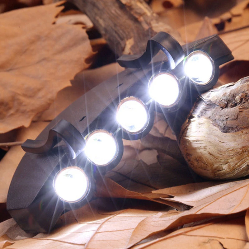 5 LED Clip-On Headlight Head Lamp Night Flashlight Cap Hat Torch Head Light Lamp Fishing Adjustable Hat Bright Light
5 LED Clip-On Headlight Head Lamp Night Flashlight Cap Hat Torch Head Light Lamp Fishing Adjustable Hat Bright Light