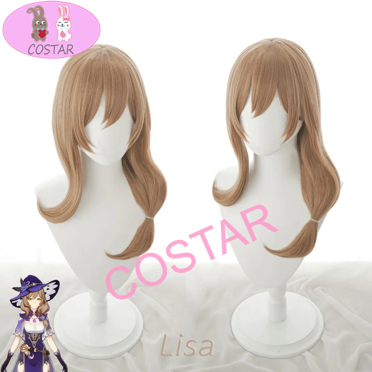 Парик для косплея Лизы Genshin ударопрочный Косплей коричневые термостойкие синтетические волосы Лиза Хэллоуин косплей 
Парик для косплея Лизы Genshin ударопрочный Косплей коричневые термостойкие синтетические волосы Лиза Хэллоуин косплей
