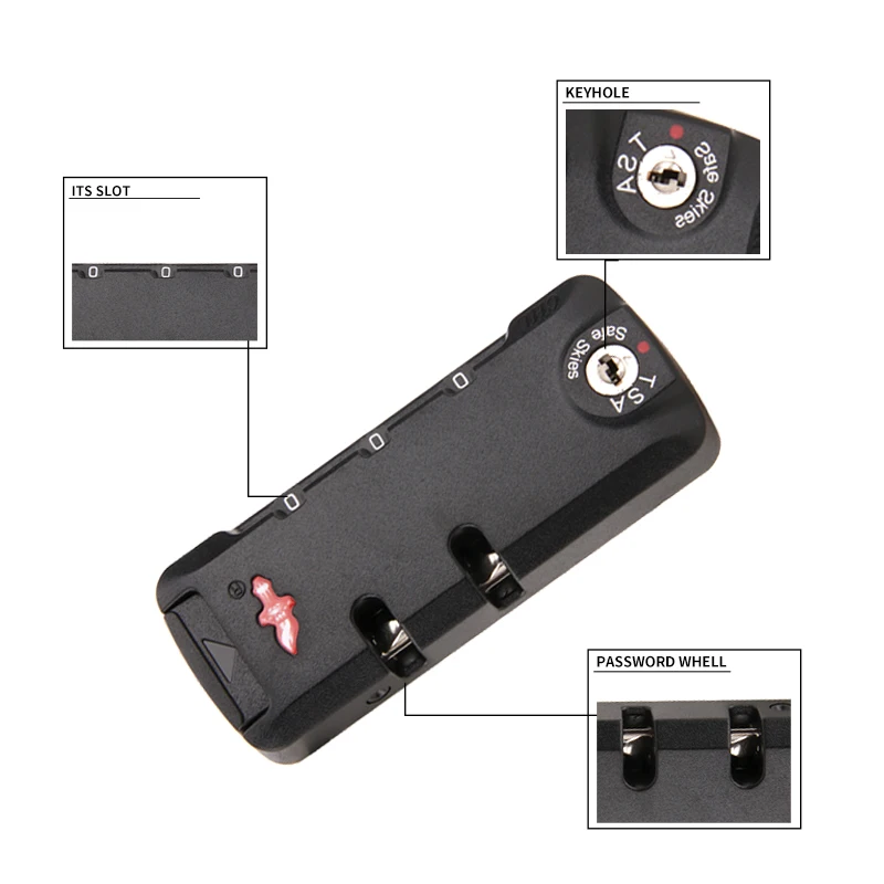 Luggage suitcase trolley luggage lock luggage accessories fixed lock password lock security anti-theft lock
Luggage suitcase trolley luggage lock luggage accessories fixed lock password lock security anti-theft lock