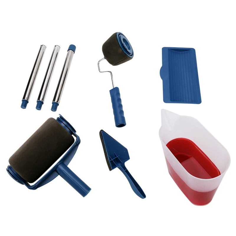 Wall painting Paint Roller Runner Tool Set Handle Tool Paint Runner Brush Sets for wall decoration 8pcs/set
Wall painting Paint Roller Runner Tool Set Handle Tool Paint Runner Brush Sets for wall decoration 8pcs/set