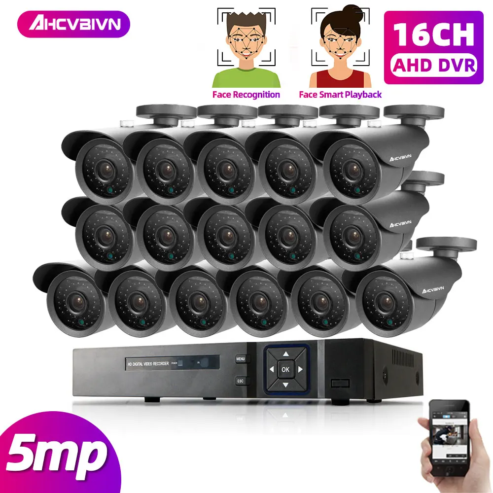 16 каналов, система видеонаблюдения, 5 Мп, запись лица, система AHD DVR, HD, 16 шт., камера видеонаблюдения s, 5 МП, мегапиксельная Улучшенная ИК-камера...
16 каналов, система видеонаблюдения, 5 Мп, запись лица, система AHD DVR, HD, 16 шт., камера видеонаблюдения s, 5 МП, мегапиксельная Улучшенная ИК-камера...