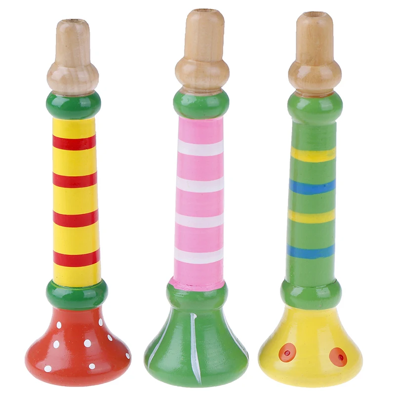 Wooden Small Horn Whistle Musical Toys Gift Colorful For Kids Children Music Instrumental Study Toys random 
Wooden Small Horn Whistle Musical Toys Gift Colorful For Kids Children Music Instrumental Study Toys random
