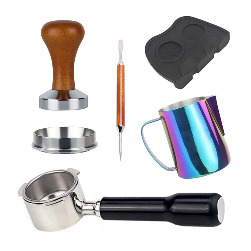 Coffee Bottomless Portafilter for Breville 870/ 878/ 880 Filter 54MM Filter Coffee Tamper Espresso Coffee Accessories 2021
Coffee Bottomless Portafilter for Breville 870/ 878/ 880 Filter 54MM Filter Coffee Tamper Espresso Coffee Accessories 2021