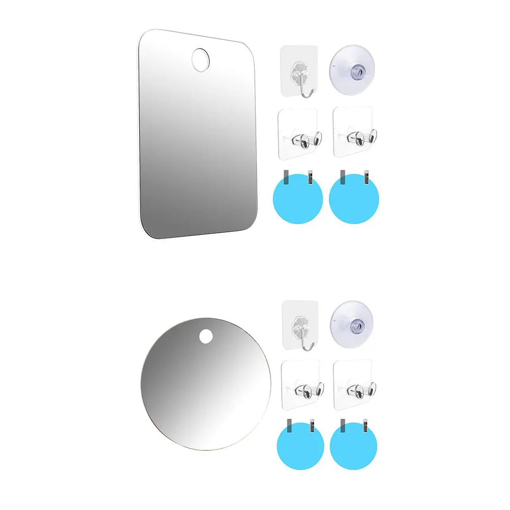 Anti Fog Shower Mirror Shower Shave Mirror Acrylic Fogless Fog Bathroom Fogless Free Mirror Washroom Man Shaving Mirror Travel
Anti Fog Shower Mirror Shower Shave Mirror Acrylic Fogless Fog Bathroom Fogless Free Mirror Washroom Man Shaving Mirror Travel