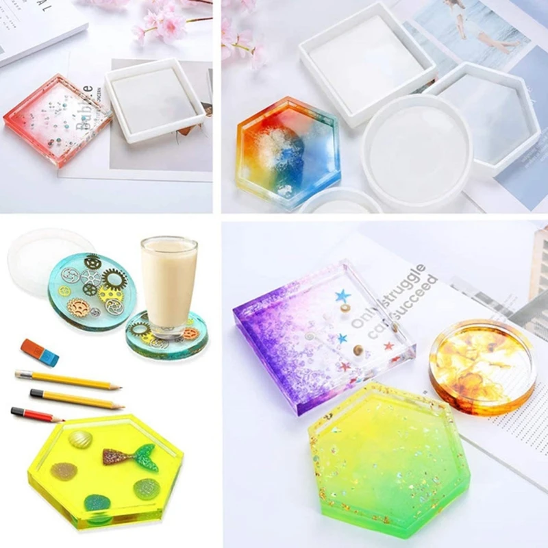 DIY Silicone Resin Molds 20Pcs Resin Casting Molds Including Sphere Cube Pyramid Coaster Tube Pendant Resin Epoxy Molds R9JE
DIY Silicone Resin Molds 20Pcs Resin Casting Molds Including Sphere Cube Pyramid Coaster Tube Pendant Resin Epoxy Molds R9JE