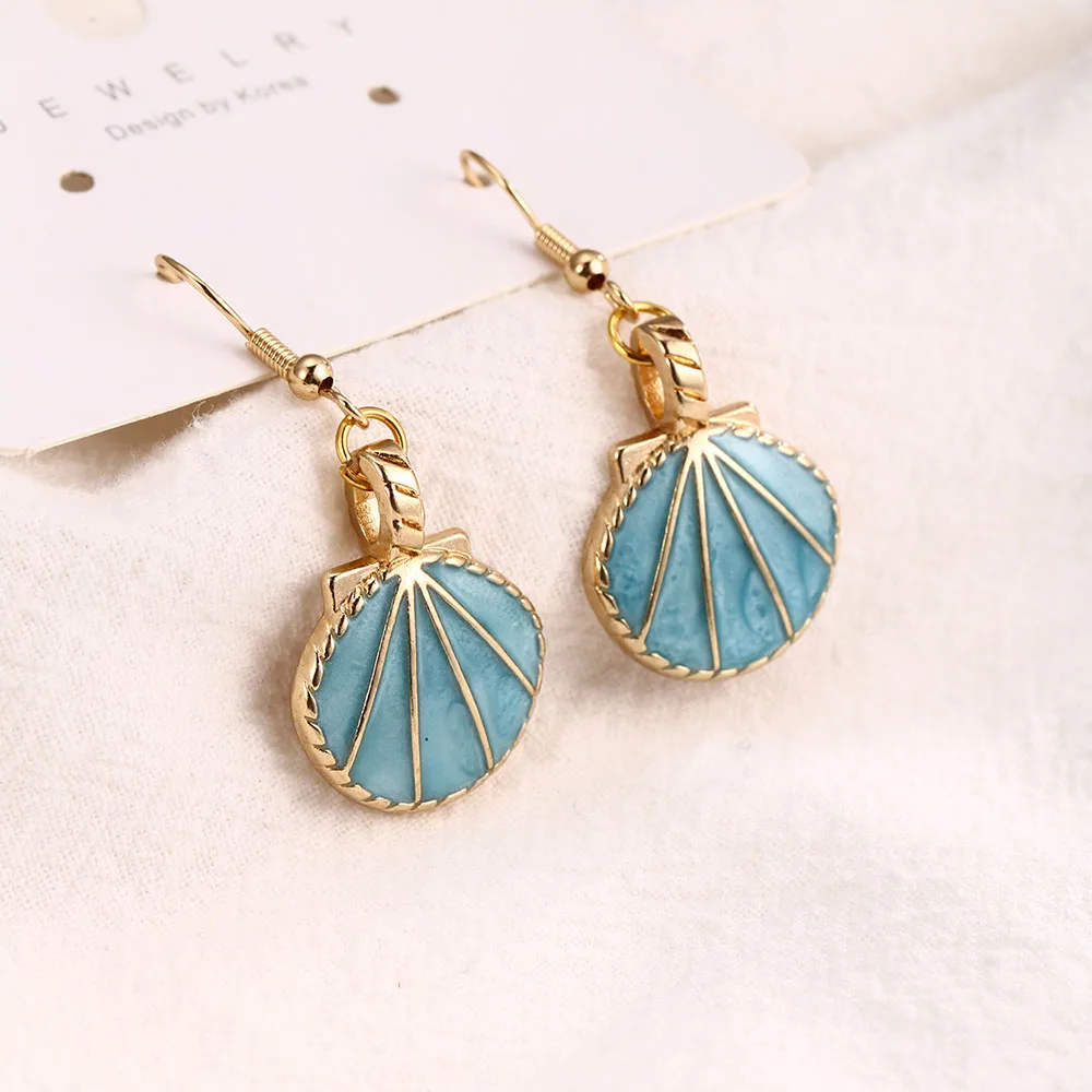 Fashion Shell Enamel Dangle Hook Womens Earring Jewelry For Girls Anniversary Birthday Christmas Gift Jewelry Stud Earrings
Fashion Shell Enamel Dangle Hook Womens Earring Jewelry For Girls Anniversary Birthday Christmas Gift Jewelry Stud Earrings