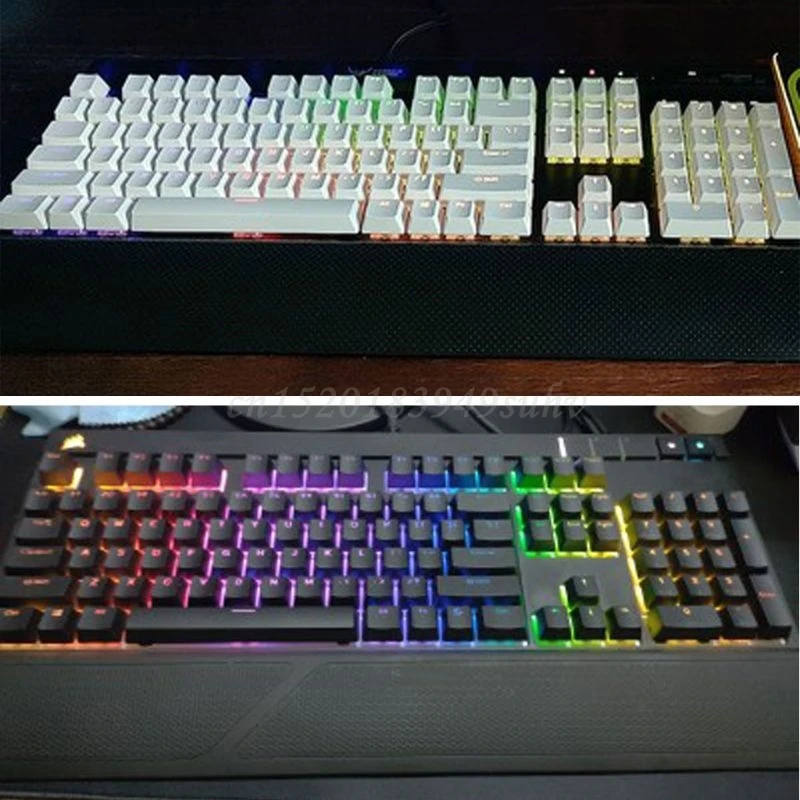 PBT Double Shot Backlit 108 Top-lit Shine Through Translucent Backlit keycaps For Corsair K70 K65 K95 RGB Keyboard
PBT Double Shot Backlit 108 Top-lit Shine Through Translucent Backlit keycaps For Corsair K70 K65 K95 RGB Keyboard