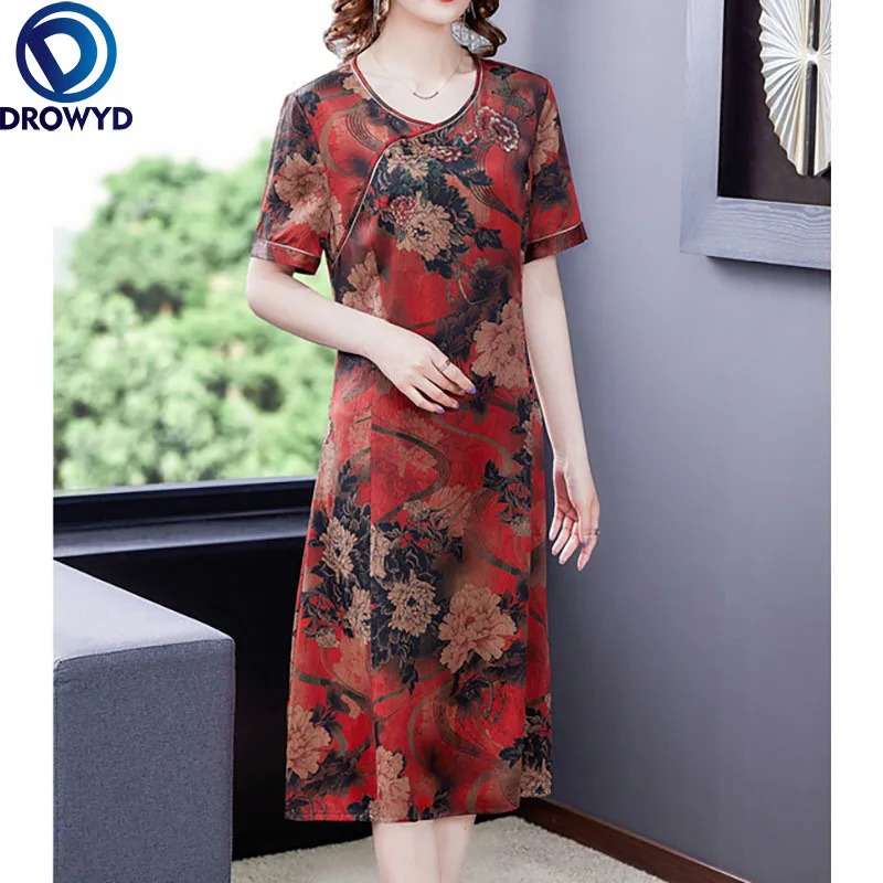 2021 Vintage Print Black Silk Satin High Quality Dress Elegant Women Bodycon Vestidos Summer Casual Elegant Midi Party Dresses
2021 Vintage Print Black Silk Satin High Quality Dress Elegant Women Bodycon Vestidos Summer Casual Elegant Midi Party Dresses