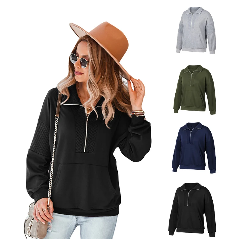 2021 Casual Autumn Women's Clothing Sweatshirt Round Neck Contrast Stitching Oversized Hoodie Long-sleeved T-shirt Tops
2021 Casual Autumn Women's Clothing Sweatshirt Round Neck Contrast Stitching Oversized Hoodie Long-sleeved T-shirt Tops