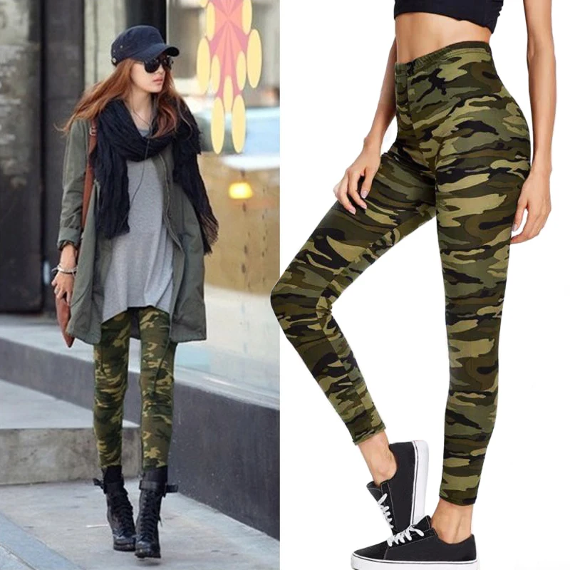 Women Camouflage Leggings Fitness Military Army Green Pants Workout Pants Sporter Skinny Adventure Elastic Leisure Leggings New
Women Camouflage Leggings Fitness Military Army Green Pants Workout Pants Sporter Skinny Adventure Elastic Leisure Leggings New