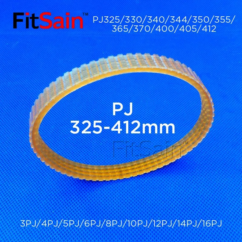 FitSain-PJ325/330/340/344/350/355/365/370/400/405/412/мм ремень с V-образной резинкой многоклиновый PJ шкив
