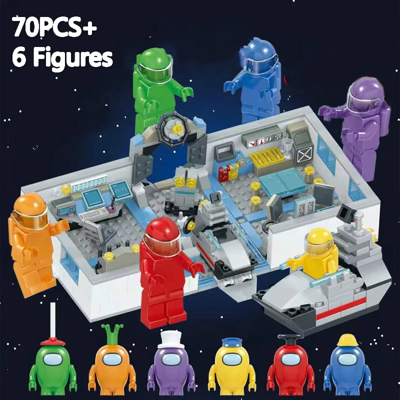 Amonges Game Us Series Action Figures Steam Space Impostor Crewmates Star Space Alien Model Building Blocks Bricks Toys
Amonges Game Us Series Action Figures Steam Space Impostor Crewmates Star Space Alien Model Building Blocks Bricks Toys