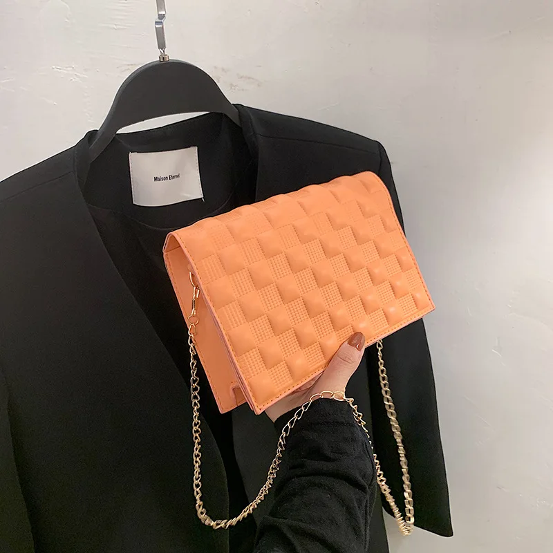New hot Summer Fashion PU for Women 2021 Messenger Bag Solid Color Chain Female Shoulder Bags Western Style Simple Ladies Bag
New hot Summer Fashion PU for Women 2021 Messenger Bag Solid Color Chain Female Shoulder Bags Western Style Simple Ladies Bag