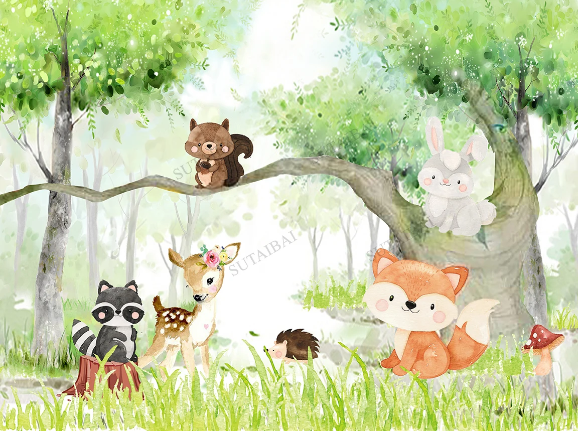 Jungle Safari Animal Party Backdrop Giraffe Panda Little Children Birthday Baby Portrait Photography Background Photo Studio 
Jungle Safari Animal Party Backdrop Giraffe Panda Little Children Birthday Baby Portrait Photography Background Photo Studio