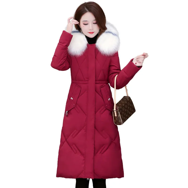 New Winter Fashion Cotton Wadded Jacket Women Parkas Long Hooded Slim Down Cotton Outwear Female Thicken Warm Plus Size Top R723
New Winter Fashion Cotton Wadded Jacket Women Parkas Long Hooded Slim Down Cotton Outwear Female Thicken Warm Plus Size Top R723