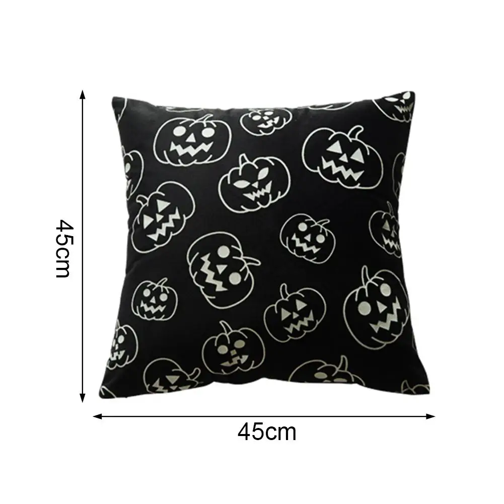 18*18 Inch Halloween Element Pumpkin Ghost Pillow Case Night Luminous Cushion Cover Set for Halloween Home Decoration
18*18 Inch Halloween Element Pumpkin Ghost Pillow Case Night Luminous Cushion Cover Set for Halloween Home Decoration
