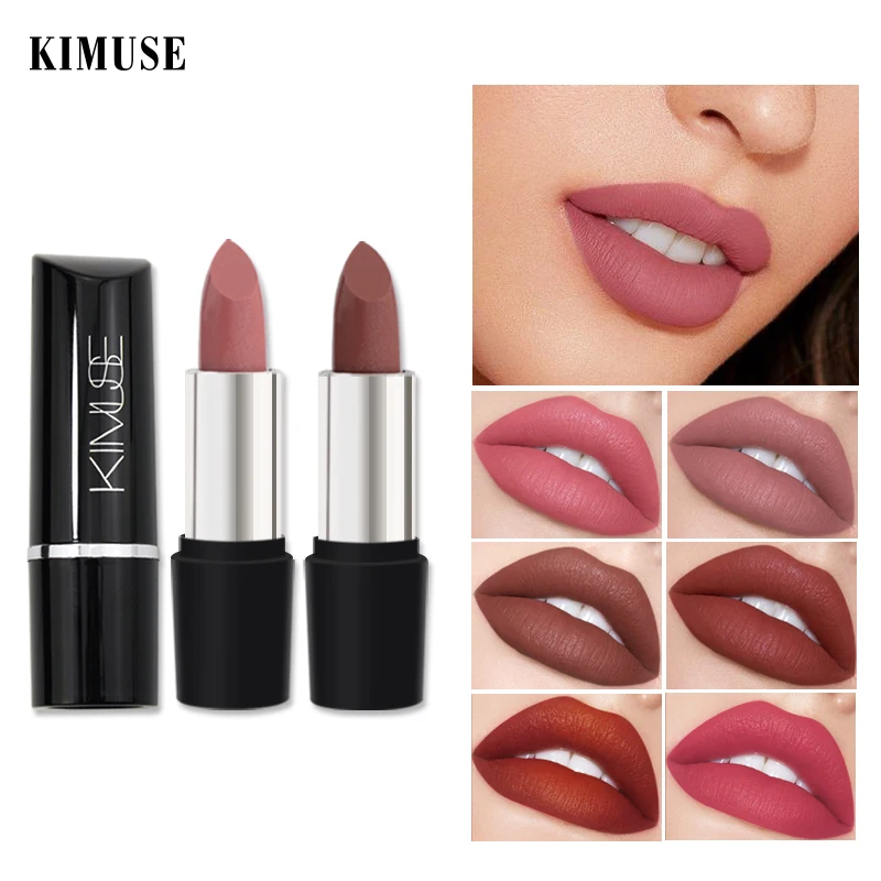 KIMUSE 10 видов цветов Матовая бархатная помада тинт для губ блеск легкое нанесение