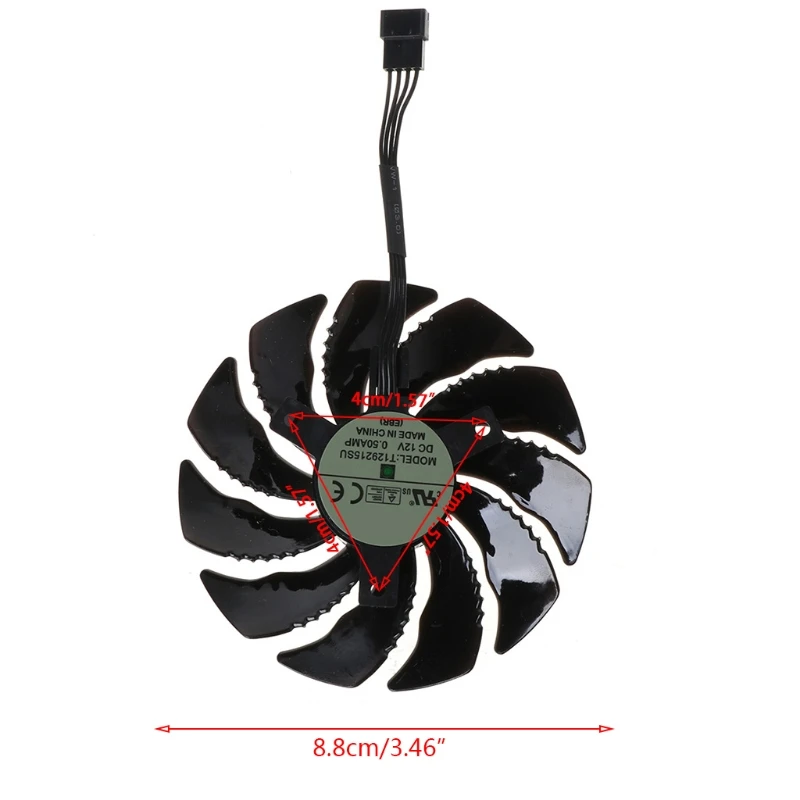 T129215SU 85mm Cooling Fan Cooler for Gigabyte Geforce GTX 1050 1050TI 1060 1070 32CA
T129215SU 85mm Cooling Fan Cooler for Gigabyte Geforce GTX 1050 1050TI 1060 1070 32CA