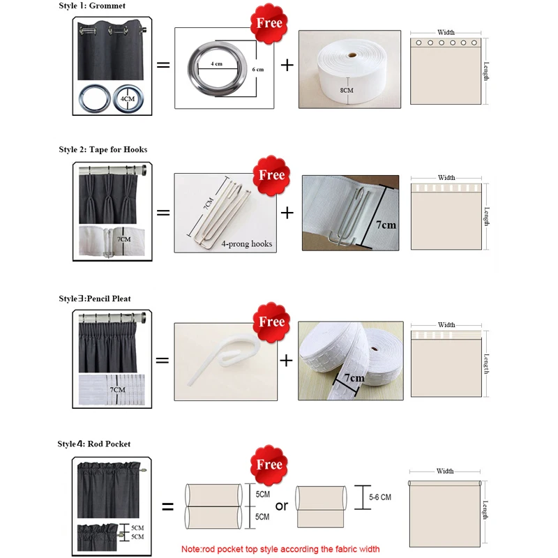 American Country Simple Curtains, Cotton and Linen Embroidered Curtains, Window Screens, Curtains for Living Room and Bedroom
